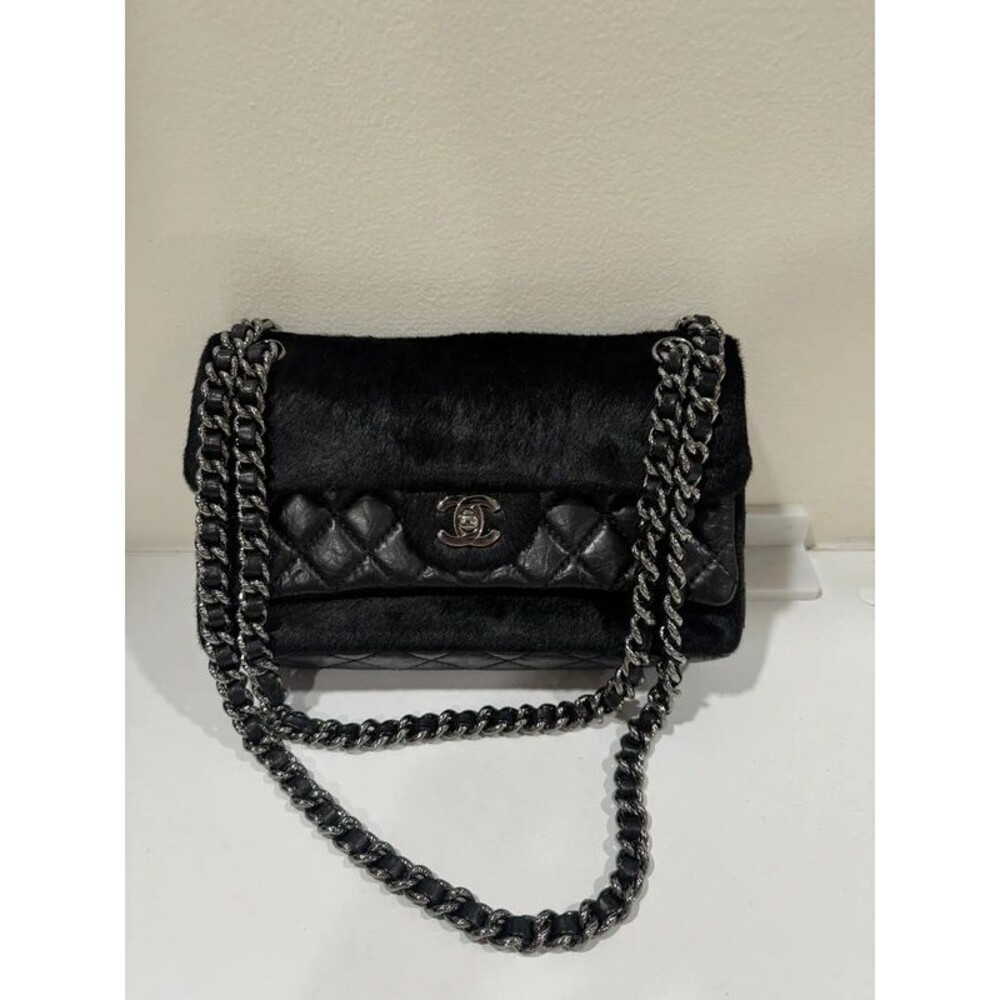Chanel Mis pony double flap bag